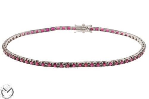 Bracciale tennis oro bianco - , 18