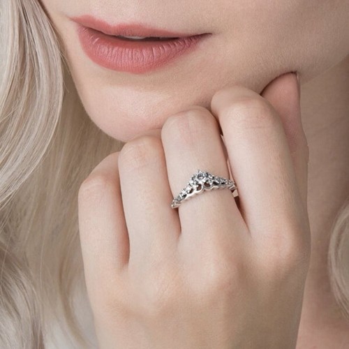 Anello pandora fiaba tiara - fiaba,