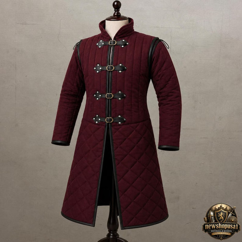 Cappotto gambeson medievale - cappotto,
