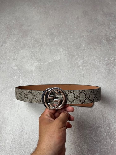 Cintura gucci incastro g - gg,
