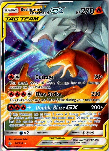 Reshiram charizard gx ultra - charizard,