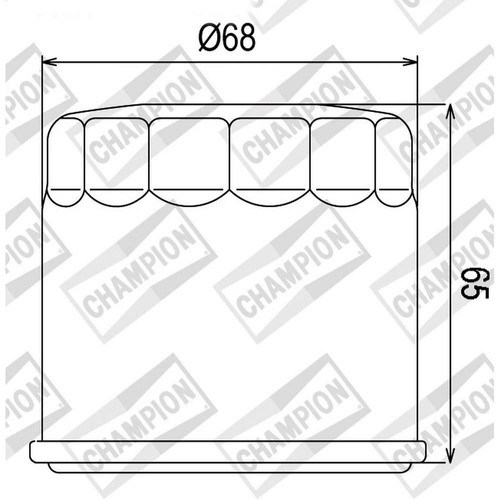 Filtro olio champion cof038 - champion,