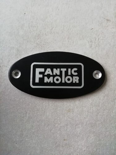 Targhetta fantic motor - fantic,