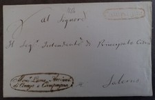 1826 Italy Folded Cover sent