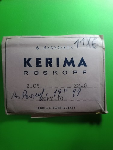 Roskopf molla carica - molla, di