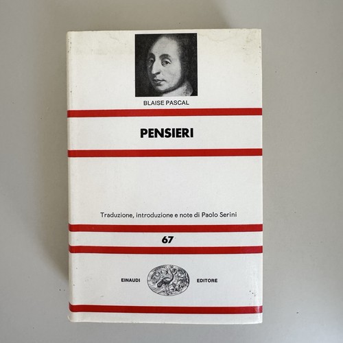 Blaise pascal pensieri - pascal,