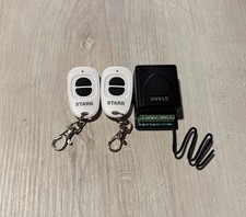 Ricevente 2 Canali Bicanale con 2 telecomandi 12/24V AC/DC Frequenza 433,92 Mhz