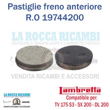 Pastiglie Freno Lambretta TV