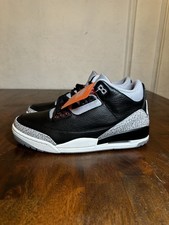 Air Jordan 3 Retro OG 2024 Nero Rosso Bianco Cemento Uomo Taglia 10