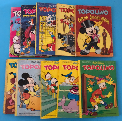Topolino lotto stock 10 - lotto/stock,