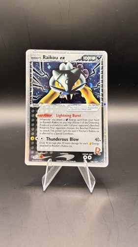 Pokemon tcg rockets raikou - tcg, ex