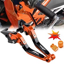Per KTM Duke 125 200 390 2013-2023 CNC Estensibile Freno Frizione Leve Maniglia