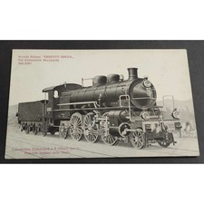 Cartolina Breda - Locomotiva Compound a 4 Cilindri per le Ferrovie Italiane dell