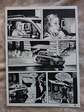 TAVOLA ORIGINALE DYLAN DOG 252 "POLTERGEIST!" DANIELE BIGLIARDO COMIC ART