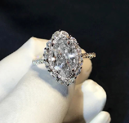Anello fidanzamento aureola - anello,