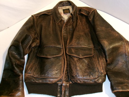 Giacca pelle vintage flight - giacca,