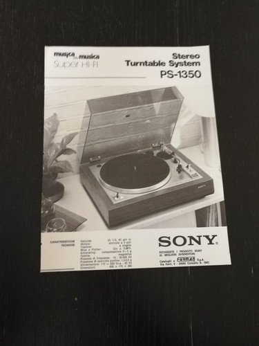 1976 sony stereo turntable - stereo, ps