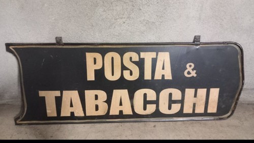 Insegna posta tabacchi 1970 - insegna,