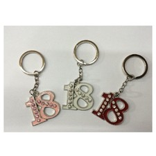 PORTACHIAVI 18 ANNI BOMBONIERA