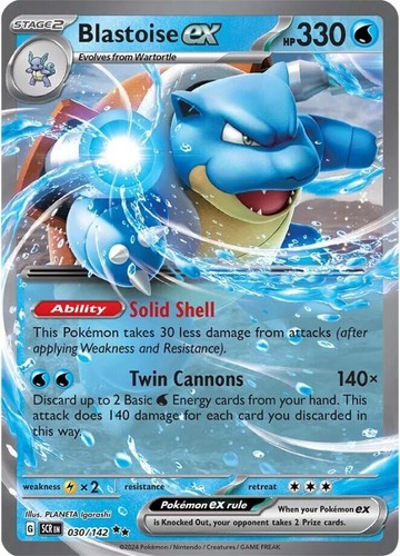Blastoise 030 142 - ex,