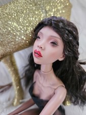 Bambola Recast Popovy Sisters BJD, Tawny OWL, cappello, parrucca, camicetta, vestito e tacchi!