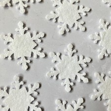 Fiocchi di neve in feltro
