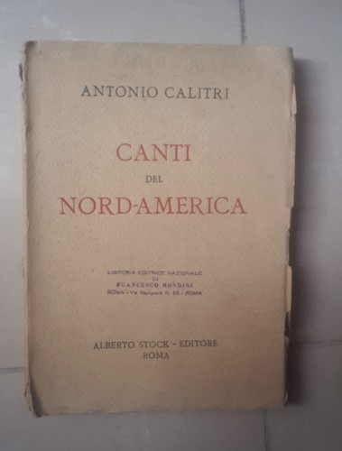 Canti del nord america - nord, calitri
