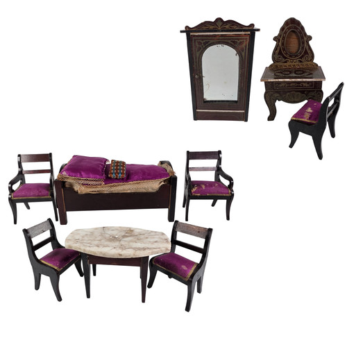 Antico set mobili casa - , delle
