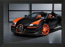Bugatti Veyron poster arte da