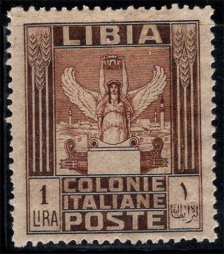 Libia italiana 1921 sass - italiana, sass.