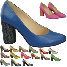 Scarpe donna decolte pelle