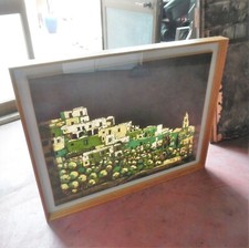 quadro Ottavio Romano Batik Anni 60 Positano