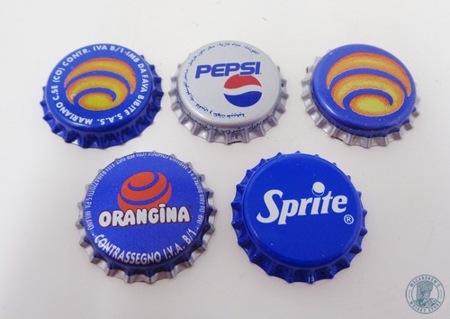 Tappo corona vari 5 pezzi - -,
