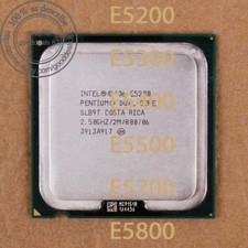 Processore Intel Pentium dual-core E5200 E5300 E5400 E5500 E5700 E5800 socket 775