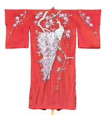 Antico Kimono giapponese seta Art Nouveau Giappone 1910 ca. autentico uomo donna