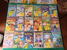 POKEMON - Lotto 18 videocassette 1-2-3-4-5-6-7-8-9-10-11-12-14-17-19-23-26-29