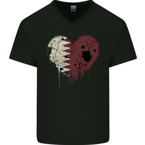 Shirt uomo love qatar flag - love,