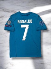 JERSEY REAL MADRID 2017/18 CRISTIANO RONALDO 7 CR7 ROVESCIATA SIZE M