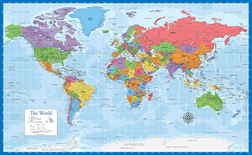 Poster mappa del - poster,