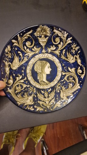 Piatto ceramica maiolica