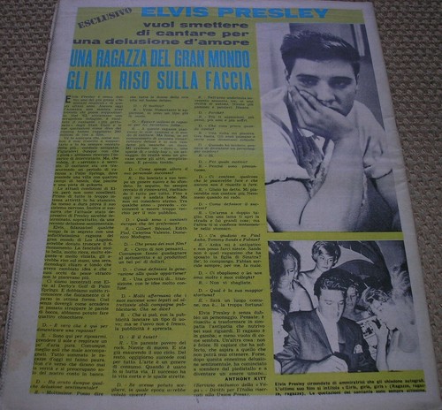 Elvis presley cover italian - elvis,