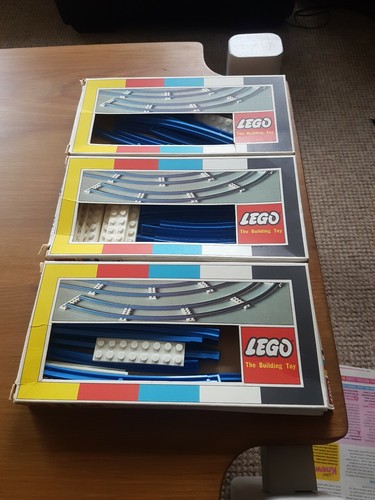 Lego vintage binario curvo 151 - binario,