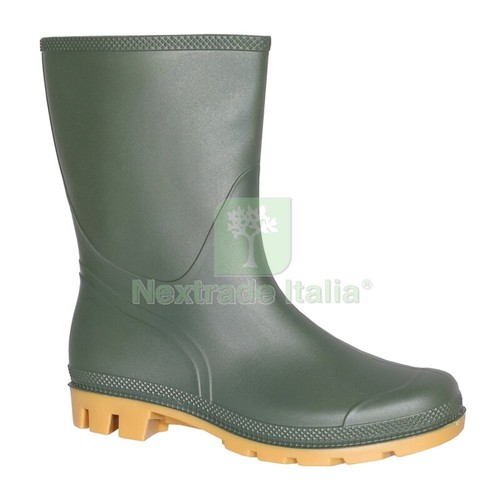 1paia stivali pvc tronchetto - pvc,