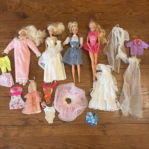 Lotto bambole vestiti barbie - lotto,