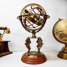 Globo armillare in ottone