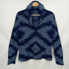 Cardigan Chaps in cotone colore blu taglia M