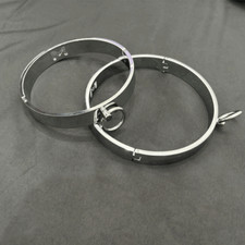 Collare bondage collo metallo postura girocollo collo collare BDSM DE