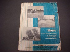 F.E. Myers Pump Co. Vendita Brochure 1955 Pistola a spruzzo montata su trattore M4257