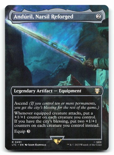 Andúril narsil reforged 491 - reforged, #491