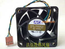1pcs AVC DS06025B12U Ventilatore 60*60*25mm 12V 0.70A 4pin AMK